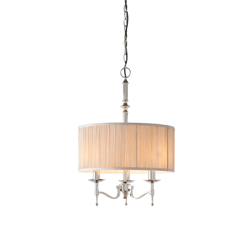 Endon 63636 Stanford nickel 3lt Pendant - Endon - Falcon Electrical UK