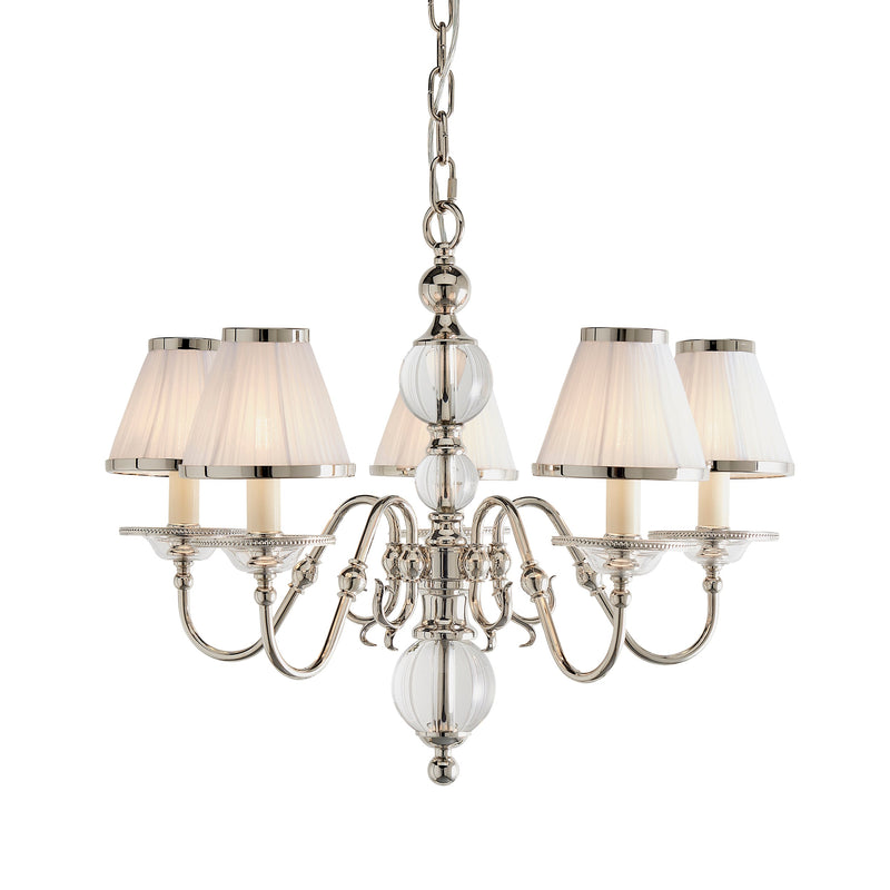 Endon 63714 Tilburg nickel 5lt Pendant - Endon - Falcon Electrical UK