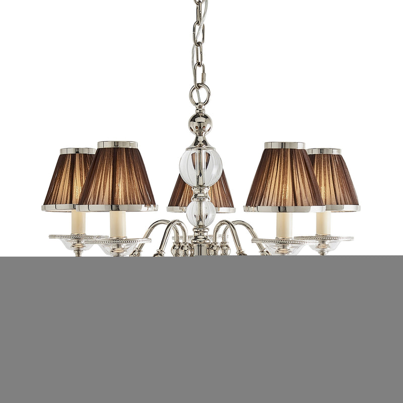 Endon 63716 Tilburg nickel 5lt Pendant - Endon - Falcon Electrical UK