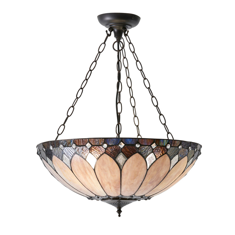 Endon 63976 Brooklyn 3lt Pendant - Endon - Falcon Electrical UK