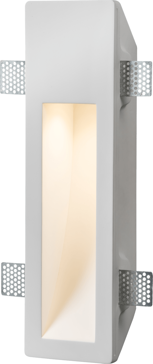 Knightsbridge MLA PWRCR 230V GU10 35W Recessed Rectangular Plaster Wall Light - Knightsbridge MLA - Falcon Electrical UK