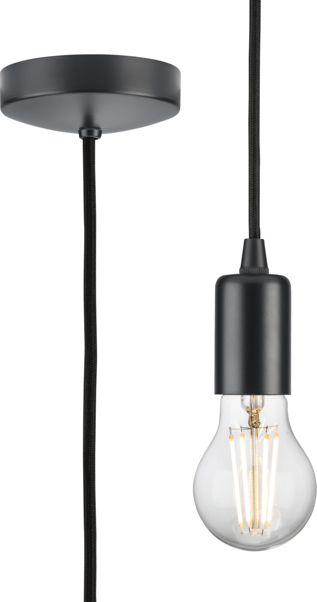 Knightsbridge MLA 8270LAT 1.8m E27 Contemporary Pendant Set - Anthracite - Knightsbridge MLA - Falcon Electrical UK