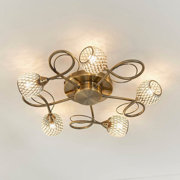 Endon 73757 Aherne 5lt Semi flush - Endon - Falcon Electrical UK