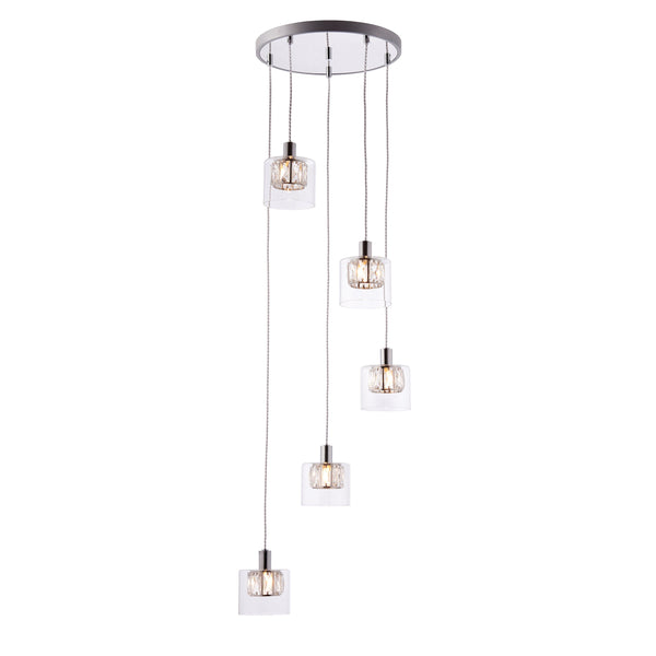 Endon 76520 Verina 5lt Pendant - Endon - Falcon Electrical UK