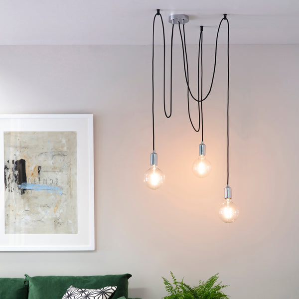 Endon 76576 Studio 3lt Pendant - Endon - Falcon Electrical UK