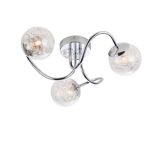 Endon 76880 Auria 3lt Semi flush - Endon - Falcon Electrical UK