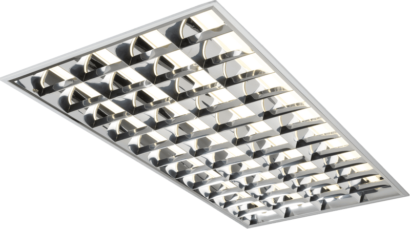 Knightsbridge MLA MRA436HF 230V IP20 4x36W T8 HF CAT2 Modular Fluorescent Fitting 600x1200mm - Knightsbridge MLA - Falcon Electrical UK