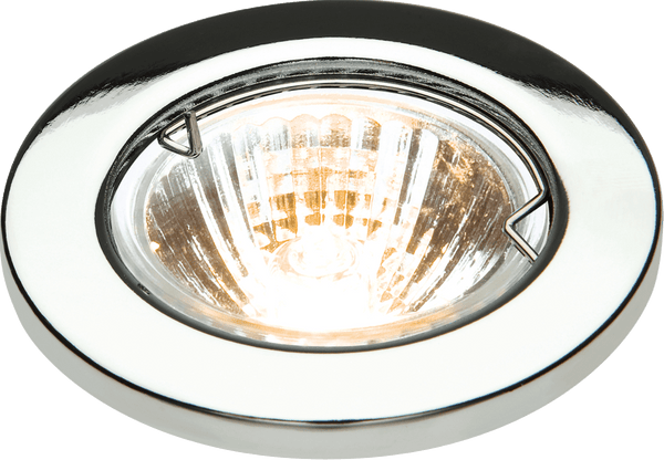 Knightsbridge MLA L02C1 IP20 12V 50W max. L/V Chrome Downlight with Bridge - Knightsbridge MLA - Falcon Electrical UK