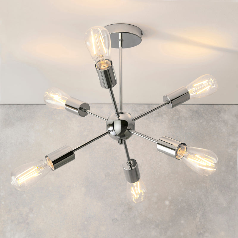 Endon 79469 Rubens 6lt Semi flush - Endon - Falcon Electrical UK