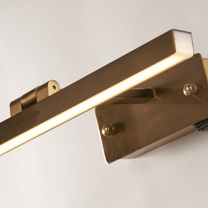 Searchlight 79824-40SB Corfu Picture Light - Satin Brass Metal - Searchlight - Falcon Electrical UK