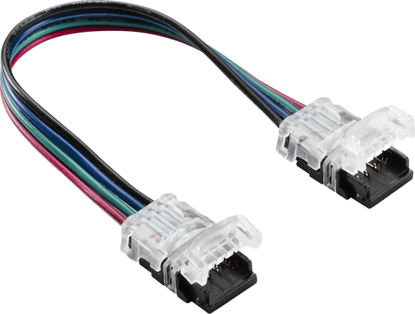 Knightsbridge MLA LFCON4FX 12V / 24V LED Flex Strip to Strip 150mm Connector - RGB / CCT - Knightsbridge MLA - Falcon Electrical UK