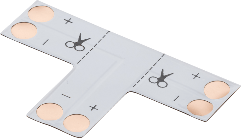 Knightsbridge MLA LFCON2T 12V / 24V LED flex 3-way T-connector - Single Colour - Knightsbridge MLA - Falcon Electrical UK