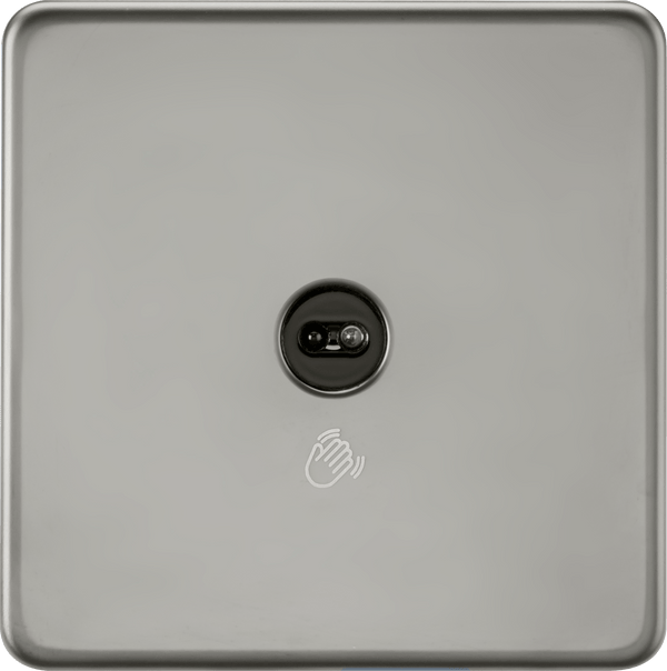 Knightsbridge MLA SFTS1BN 230V 1G 1-way Touchless Switch - Black Nickel - Knightsbridge MLA - Falcon Electrical UK