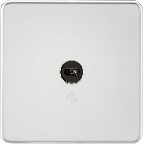 Knightsbridge MLA SFTS1PC 230V 1G 1-way Touchless Switch - Polished Chrome - Knightsbridge MLA - Falcon Electrical UK