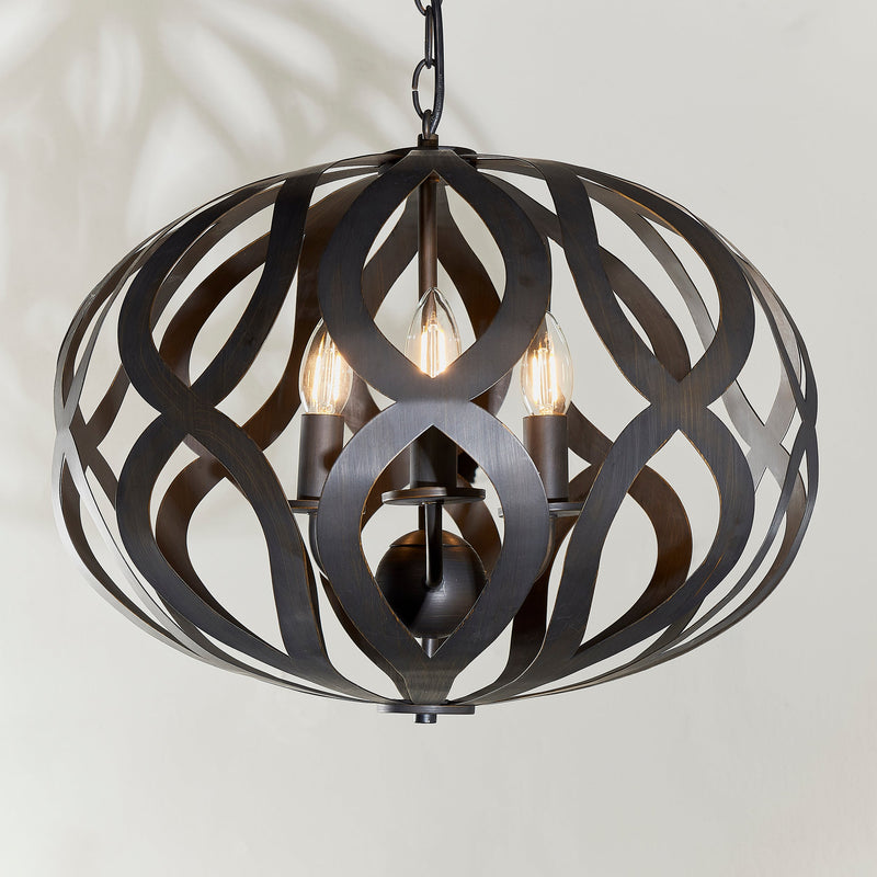 Endon 81750 Sirolo 3lt Pendant - Endon - Falcon Electrical UK