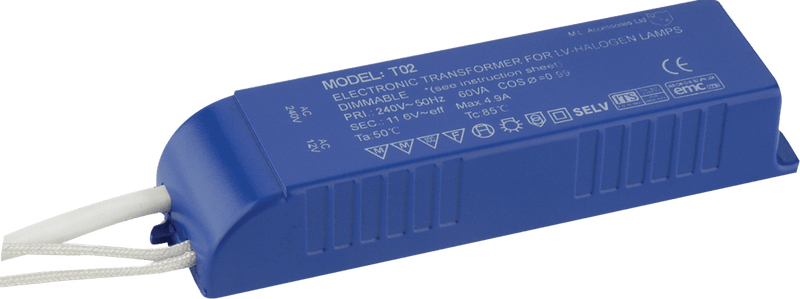 Knightsbridge MLA T02 12V 20-60W Transformer for ELV Lighting - Knightsbridge MLA - Falcon Electrical UK