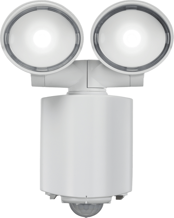 Knightsbridge MLA FL16AW 230V IP55 Twin Spot LED Security Light - White - Knightsbridge MLA - Falcon Electrical UK