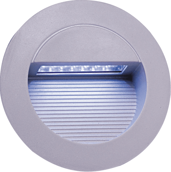 Knightsbridge MLA NH017W IP44 14 x White LED Grey Aluminium Round Recessed Wall Light - Knightsbridge MLA - Falcon Electrical UK