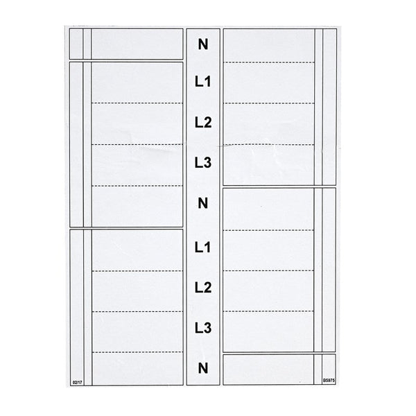 Wylex NHVMSPWL4 Way Label (Shield) 4P 4-Way