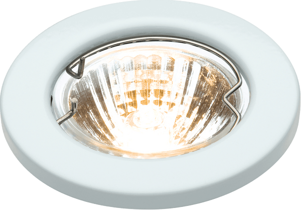 Knightsbridge MLA L02W1 IP20 12V 50W max. L/V White Downlight with Bridge - Knightsbridge MLA - Falcon Electrical UK