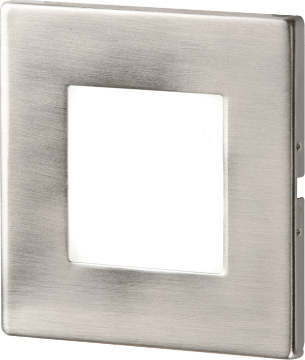 Knightsbridge MLA NH023AW 230V IP20 1W Stainless Steel Recessed LED Wall Light - Knightsbridge MLA - Falcon Electrical UK