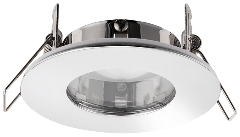 Saxby 79979 Speculo round IP65 50W, Brushed Chrome Finish - Saxby - Falcon Electrical UK