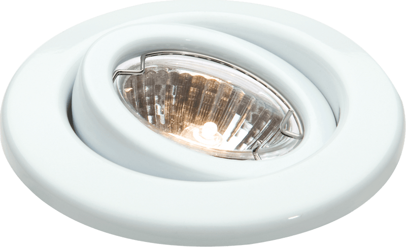 Knightsbridge MLA LG06W IP20 12V 50W max. L/V White Gimbal Downlight - Knightsbridge MLA - Falcon Electrical UK