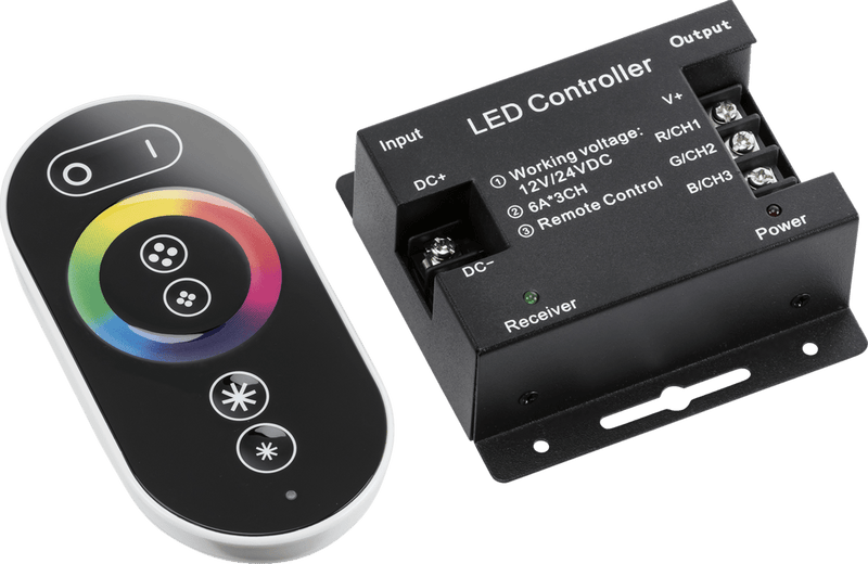 Knightsbridge MLA LEDFRA9 12V / 24V RF Controller and Touch Remote - RGB - Knightsbridge MLA - Falcon Electrical UK