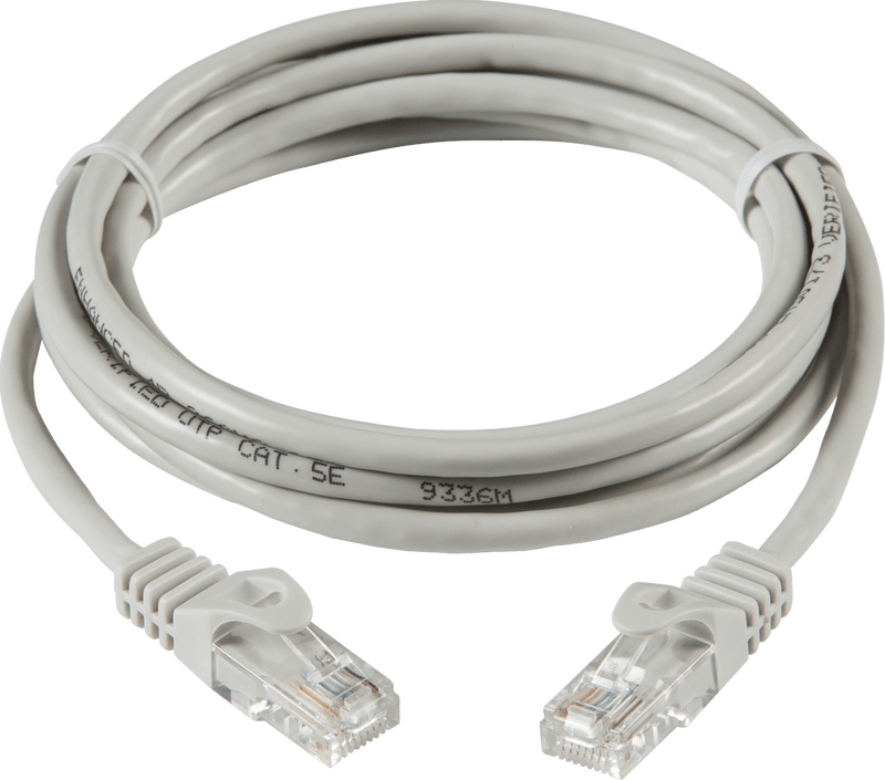 Knightsbridge MLA NETC55M 5m UTP CAT5e Networking Cable - Grey - Knightsbridge MLA - Falcon Electrical UK