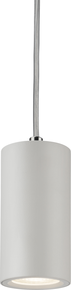 Knightsbridge MLA DAA1FRW Dasan Single Short Fixed Round Pendant White - Knightsbridge MLA - Falcon Electrical UK