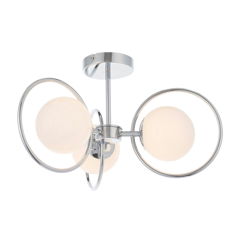 Endon 93902 Orb 3lt Semi flush - Endon - Falcon Electrical UK