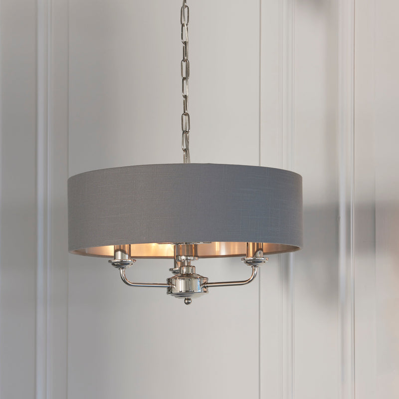 Endon 94377 Highclere 3lt Pendant - Endon - Falcon Electrical UK