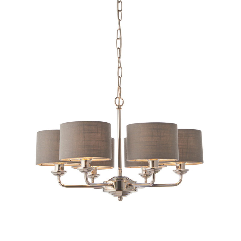 Endon 94381 Highclere 6lt Pendant - Endon - Falcon Electrical UK