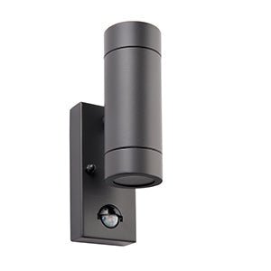 Saxby Palin PIR 2LT Wall Light IP44 7W (94793) - Saxby - Falcon Electrical UK