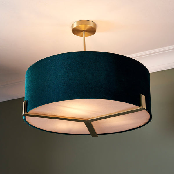 Endon 95839 Hayfield 3lt Pendant - Endon - Falcon Electrical UK