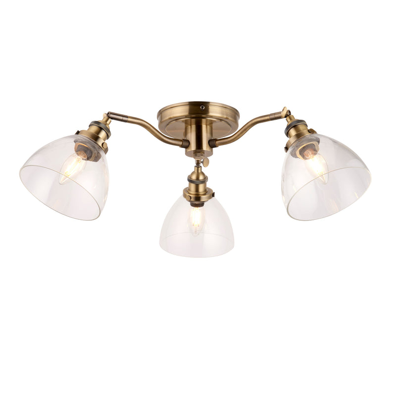 Endon 97247 Hansen 3lt Semi flush - Endon - Falcon Electrical UK