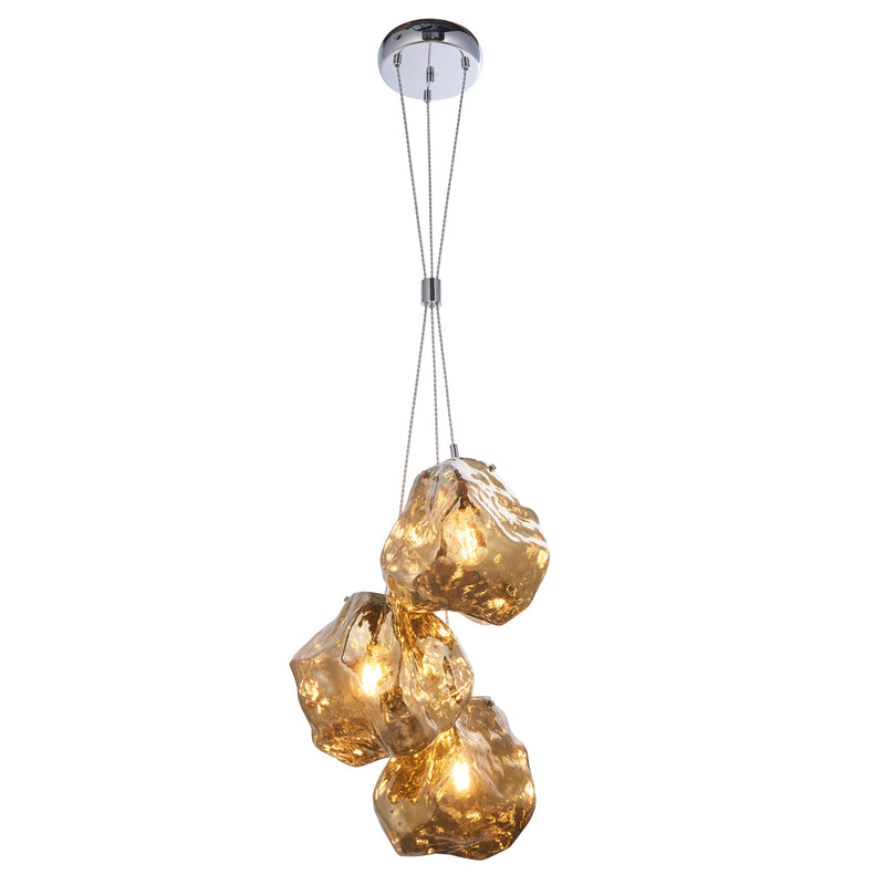 Endon 97660 Rock 3lt Pendant - Endon - Falcon Electrical UK