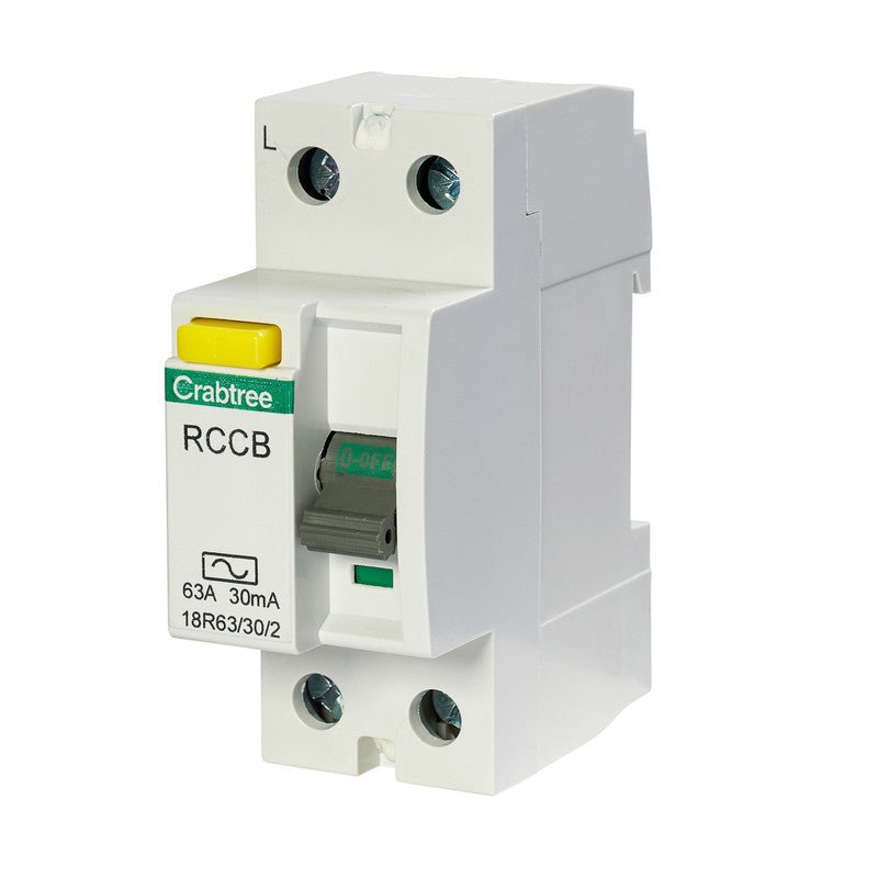 Crabtree 223-030 32A, 30mA DP Type AC RCD - Crabtree - Falcon Electrical UK