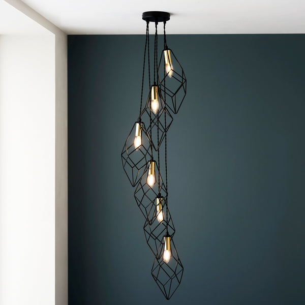 Endon 98151 Jaxon 6lt Pendant - Endon - Falcon Electrical UK