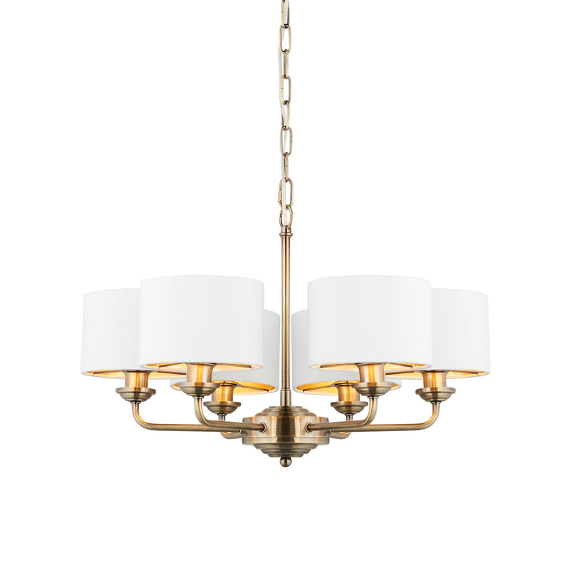 Endon 98936 Highclere 6lt Pendant - Endon - Falcon Electrical UK