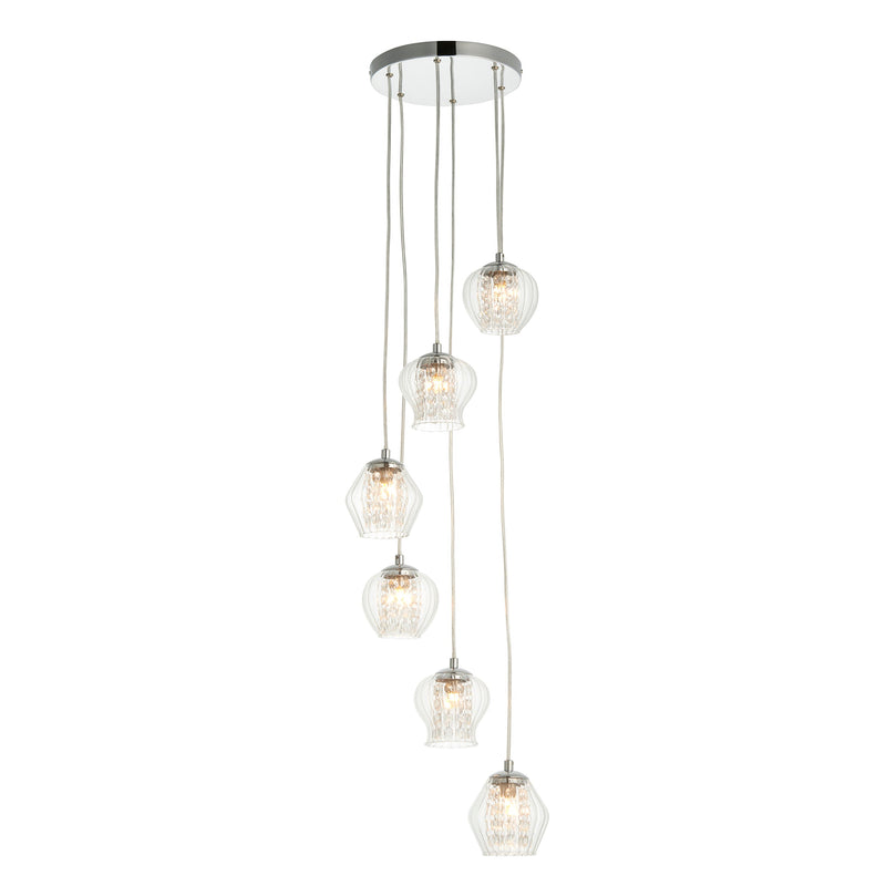 Endon 99607 Mesmer 6lt Pendant - Endon - Falcon Electrical UK