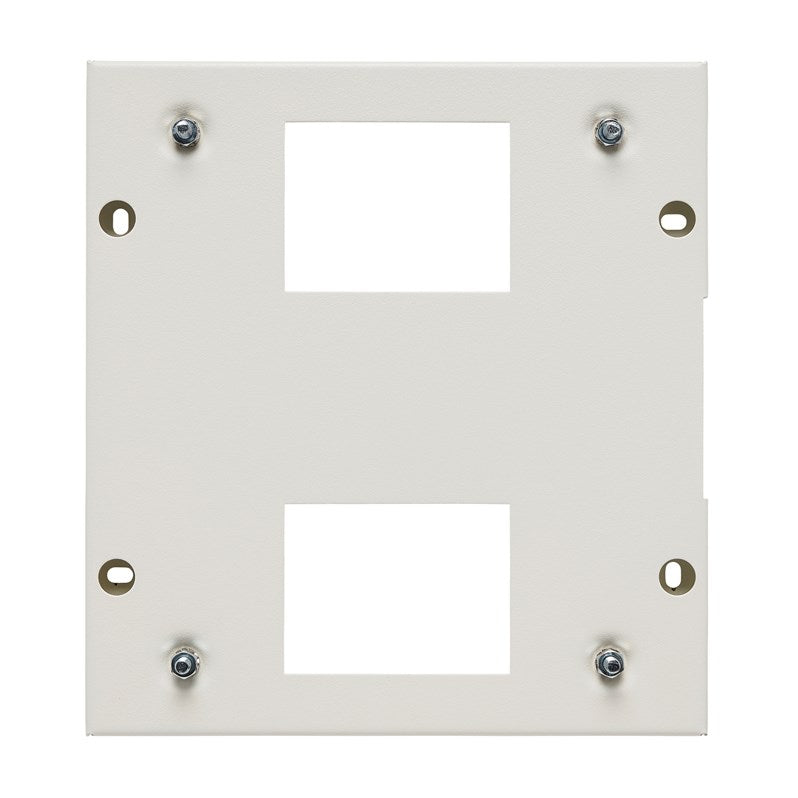 Crabtree MNSPE6670-2NR Metal Pattress 9-10 Module 241mm East-West Entry - Crabtree - Falcon Electrical UK