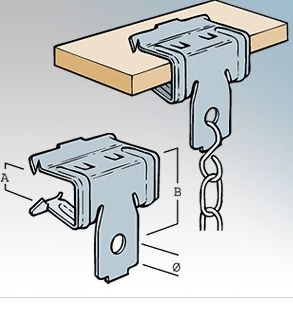 Britclips BC250 Beam Clip 4-8mm Flange(Pack of 25) - Walraven - Britclips - Falcon Electrical UK