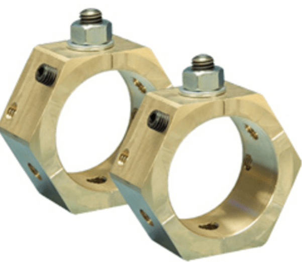 Wiska EN50 Brass Earthing nuts(Two) - Wiska - Falcon Electrical UK