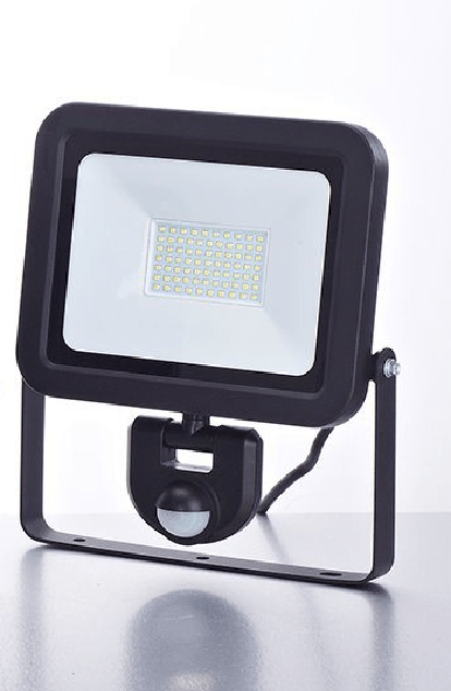 Modlux L3293AS High Quality LED Floodlight with PIR, 30W, 6500K - MODLUX - Falcon Electrical UK