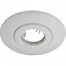 Knightsbridge Hole Converter Kit Inc. L02W Fitting White (HCW) - Knightsbridge - Falcon Electrical UK