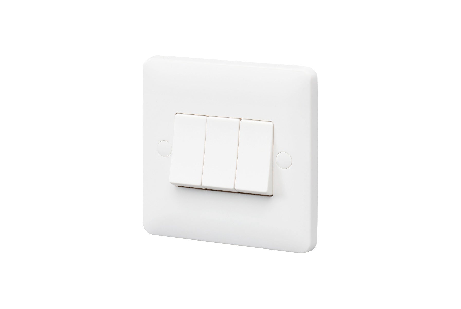 MK Base 10AX 3G 2- Way Switch - Small Rocker (MB4863WHI) - MK - Falcon ...