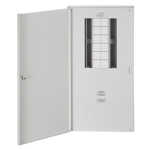 Wylex NHTN12L 12-Way 125A Surface 3-Pole + Neutral Distribution Board - Wylex - Falcon Electrical UK