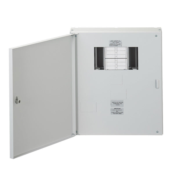 Wylex NHTN04L 4-Way 125A Surface 3P+N Distribution Board - Wylex - Falcon Electrical UK