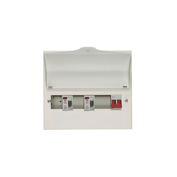 wylex NMRS7SSLMHIA 7 Way High Integrity Consumer Unit 100A Main Switch, 80A 30mA RCDs, Flexible Configuration - Wylex - Falcon Electrical UK